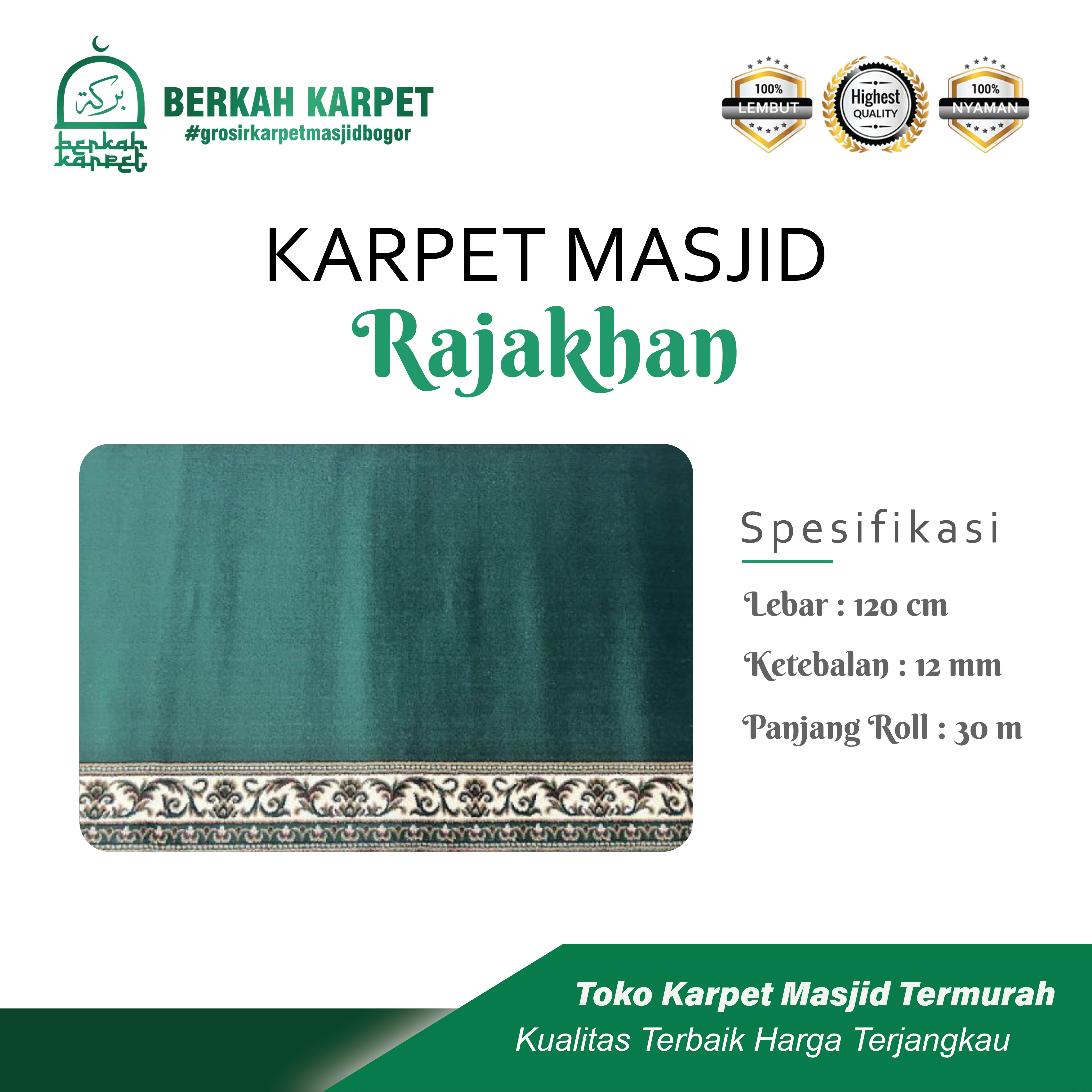 RAJAKHAN KARPET MASJID METERAN